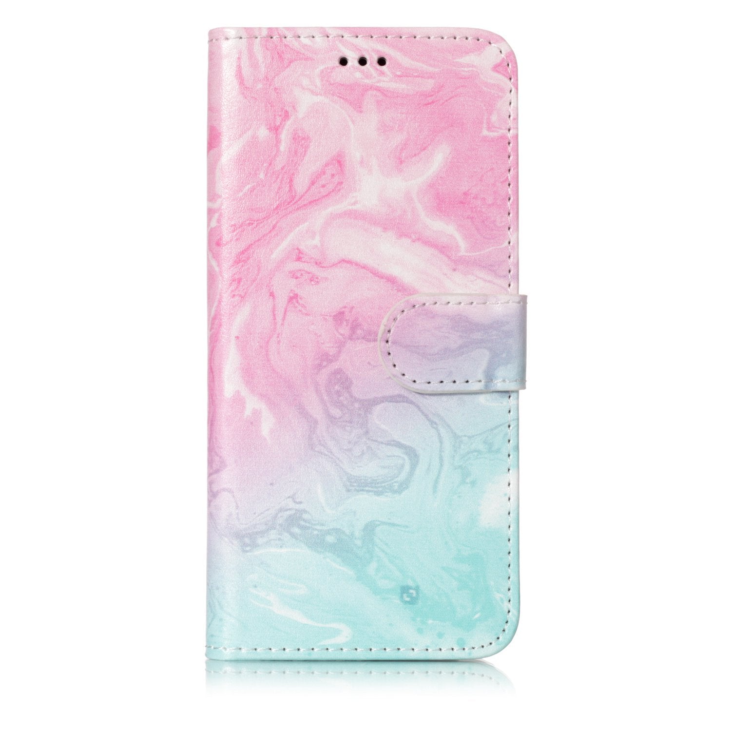Patterned PU Leather Wallet Stand Phone Casing for Samsung Galaxy S9 G960