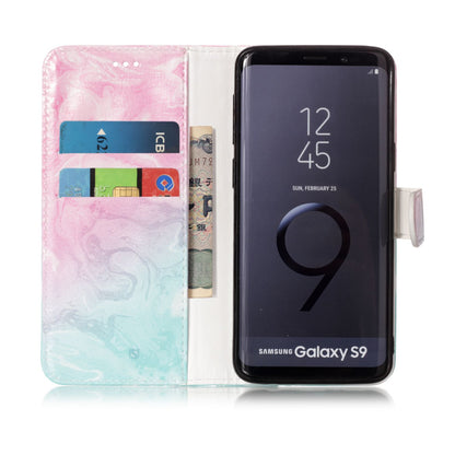 Patterned PU Leather Wallet Stand Phone Casing for Samsung Galaxy S9 G960
