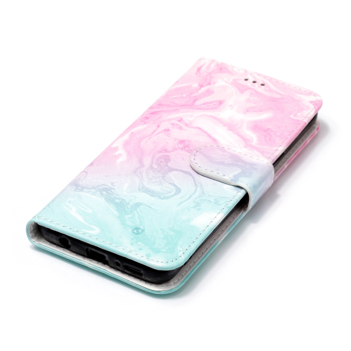 Patterned PU Leather Wallet Stand Phone Casing for Samsung Galaxy S9 G960