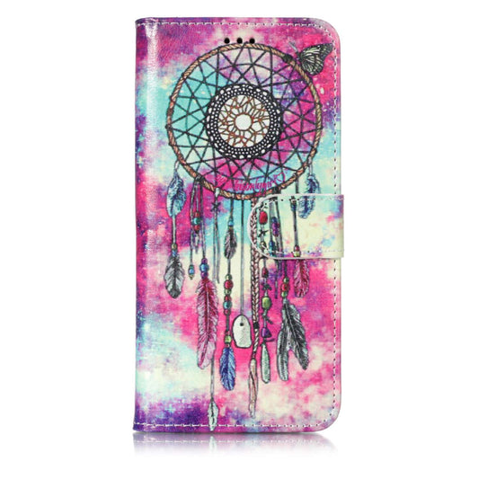 Patterned PU Leather Wallet Stand Phone Casing for Samsung Galaxy S9 G960