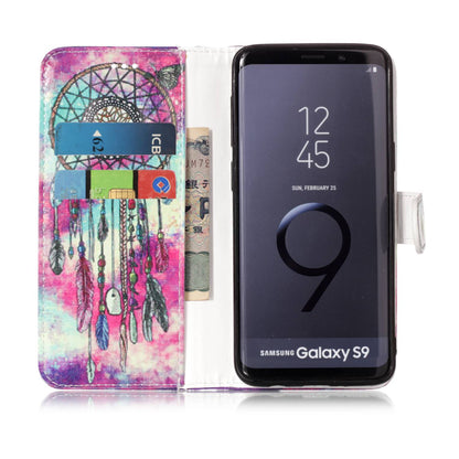 Patterned PU Leather Wallet Stand Phone Casing for Samsung Galaxy S9 G960