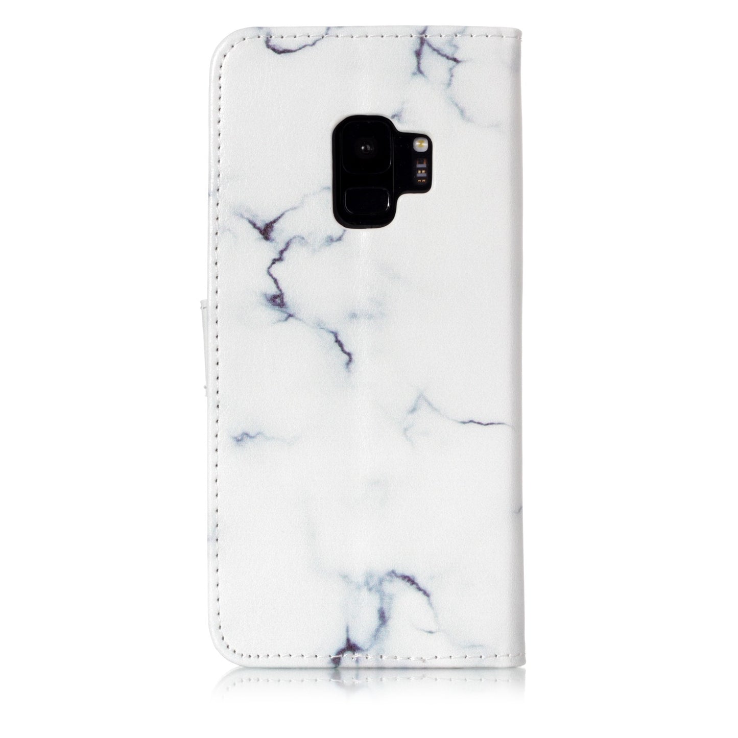 Patterned PU Leather Wallet Stand Phone Casing for Samsung Galaxy S9 G960
