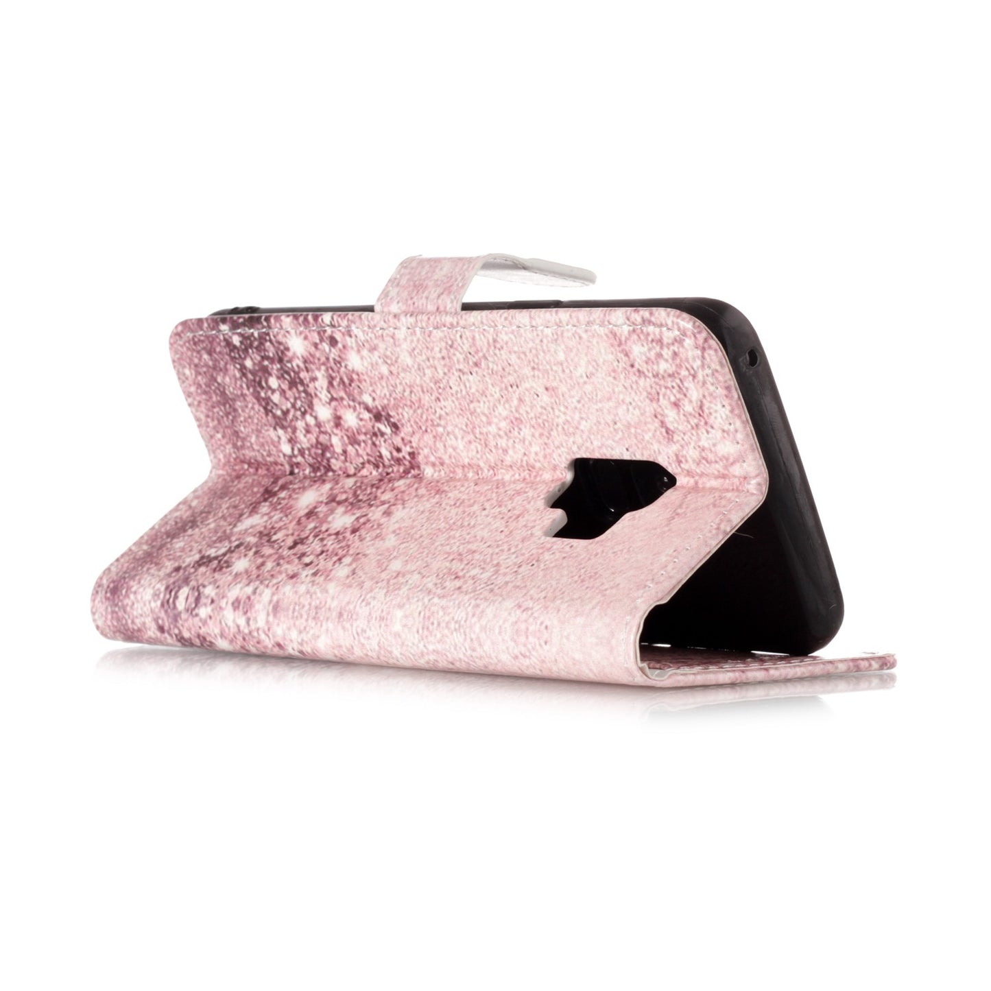 Patterned PU Leather Wallet Stand Phone Casing for Samsung Galaxy S9 G960