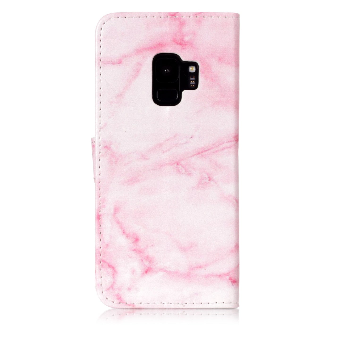 Patterned PU Leather Wallet Stand Phone Casing for Samsung Galaxy S9 G960