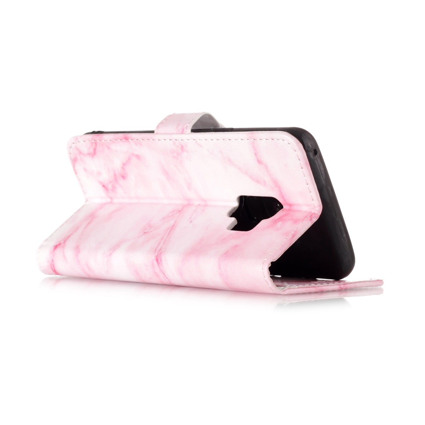 Patterned PU Leather Wallet Stand Phone Casing for Samsung Galaxy S9 G960