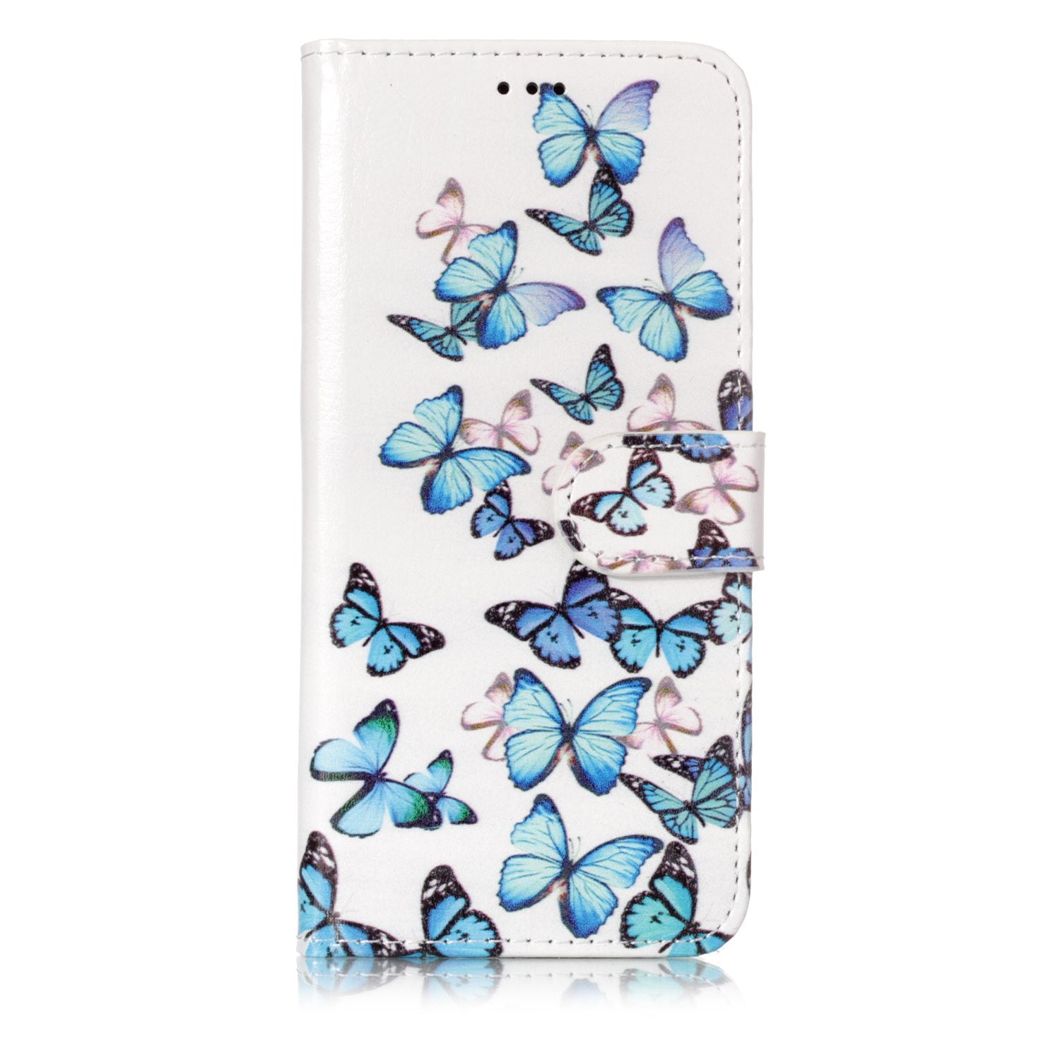 Patterned PU Leather Wallet Stand Phone Casing for Samsung Galaxy S9 G960