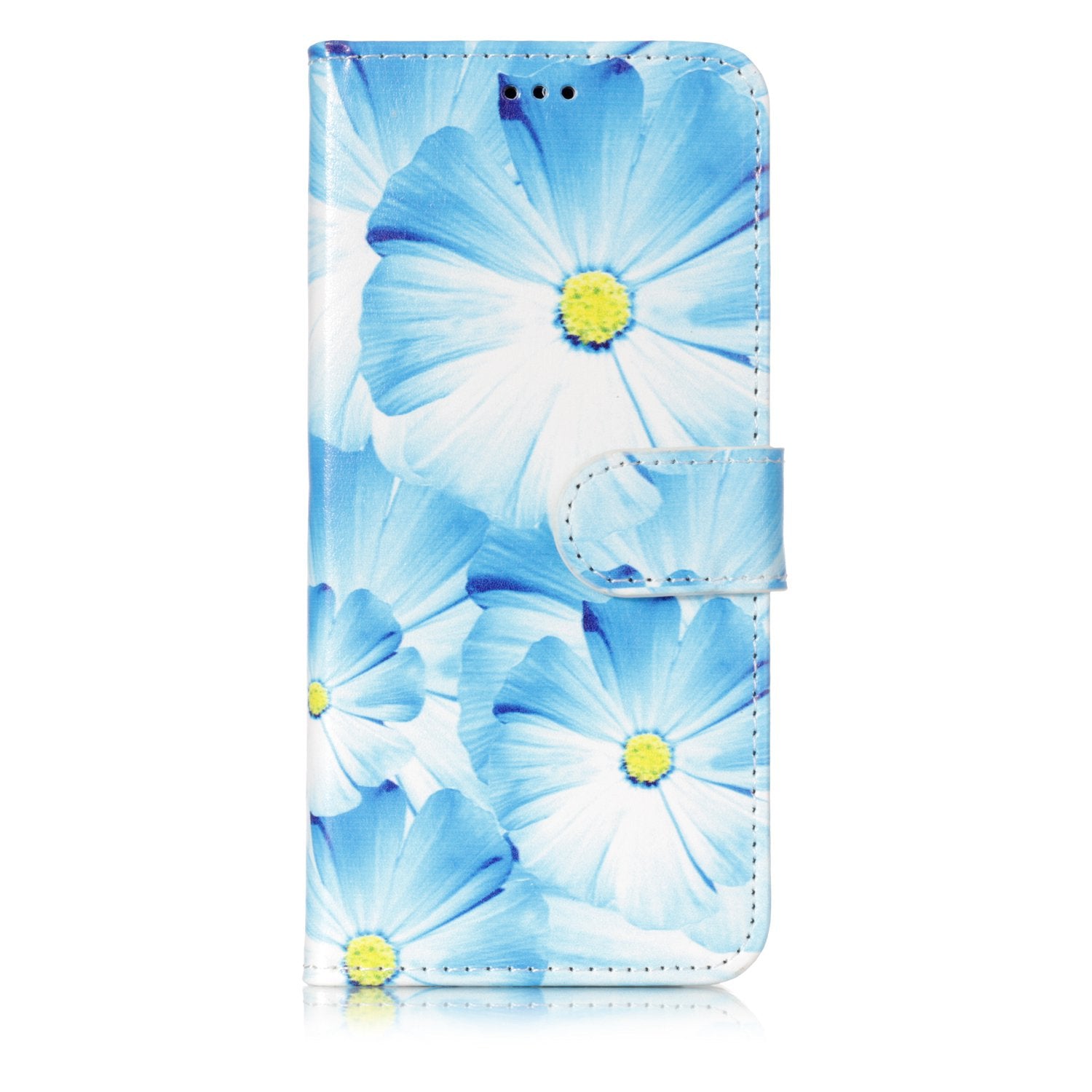 Patterned PU Leather Wallet Stand Phone Casing for Samsung Galaxy S9 G960