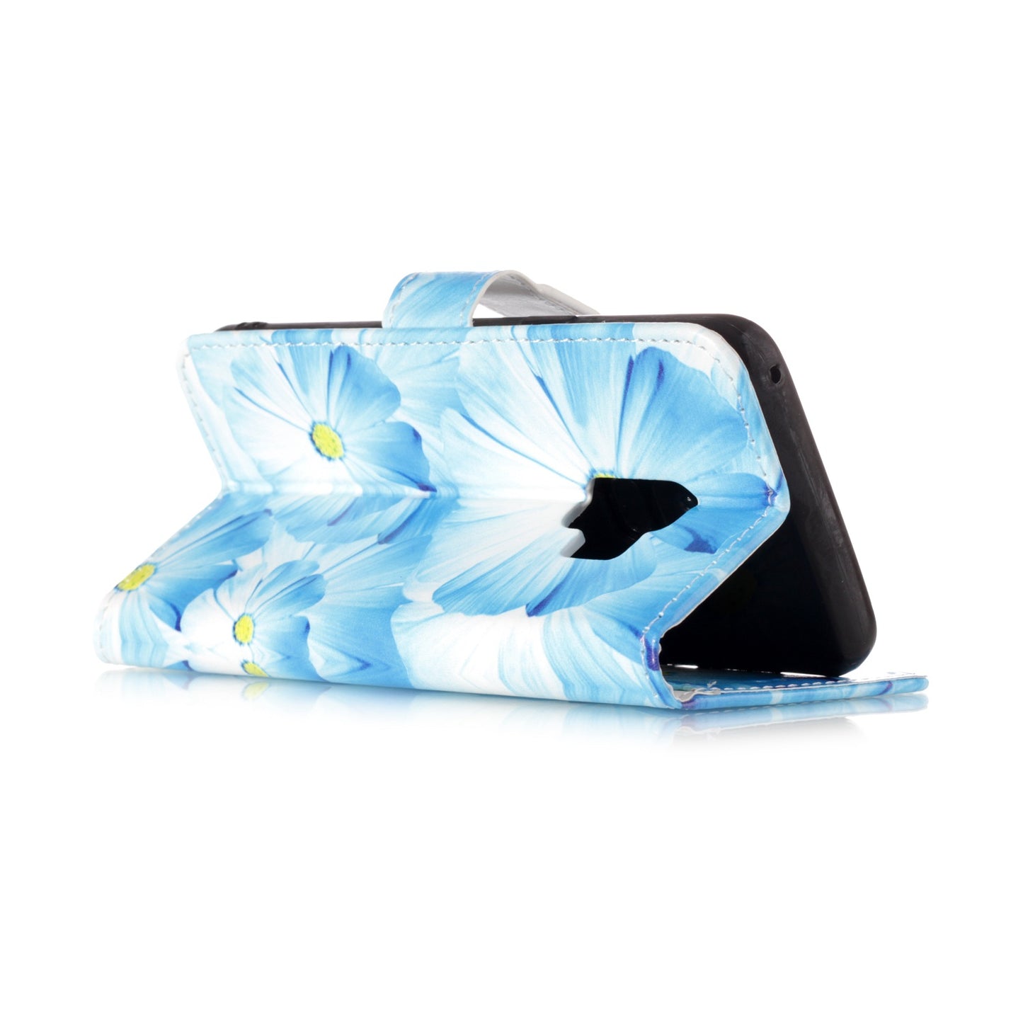 Patterned PU Leather Wallet Stand Phone Casing for Samsung Galaxy S9 G960