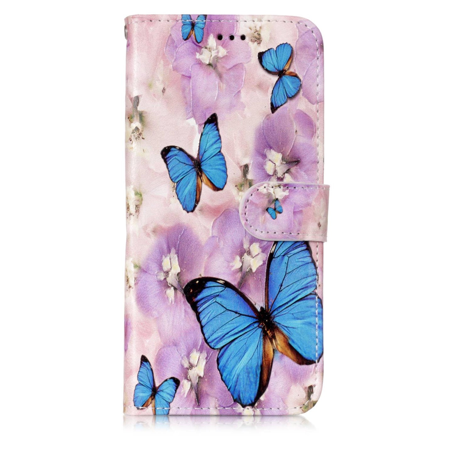 Pattern Printing Rubberized Wallet Leather Case for Samsung Galaxy S9+ G965