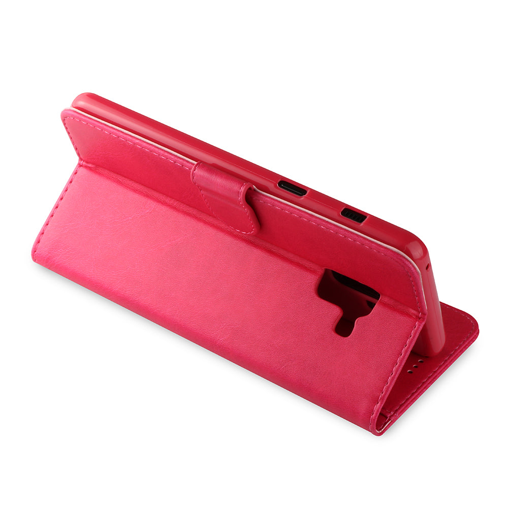 LC.IMEEKE Wallet Leather Stand Case for Samsung Galaxy A8 (2018)
