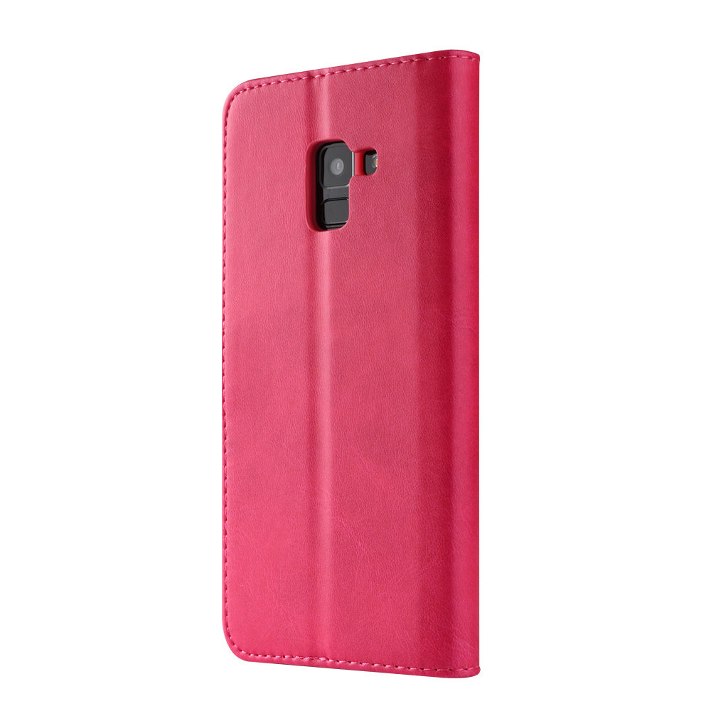 LC.IMEEKE Wallet Leather Stand Case for Samsung Galaxy A8 (2018)