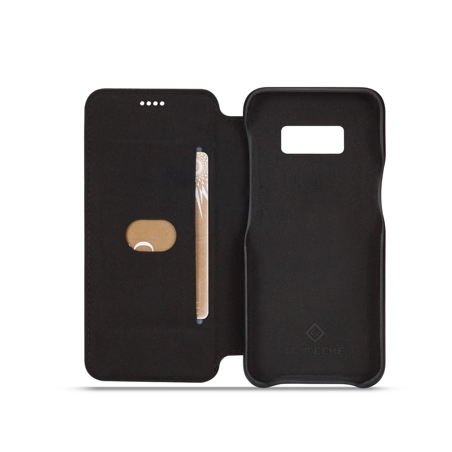 LC.IMEEKE Retro Style Leather Card Holder Case Phone Shell for Samsung Galaxy S8 SM-G950