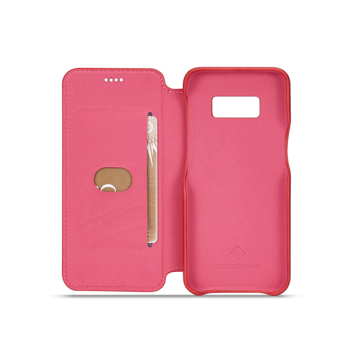LC.IMEEKE Retro Style Leather Card Holder Case Phone Shell for Samsung Galaxy S8 SM-G950