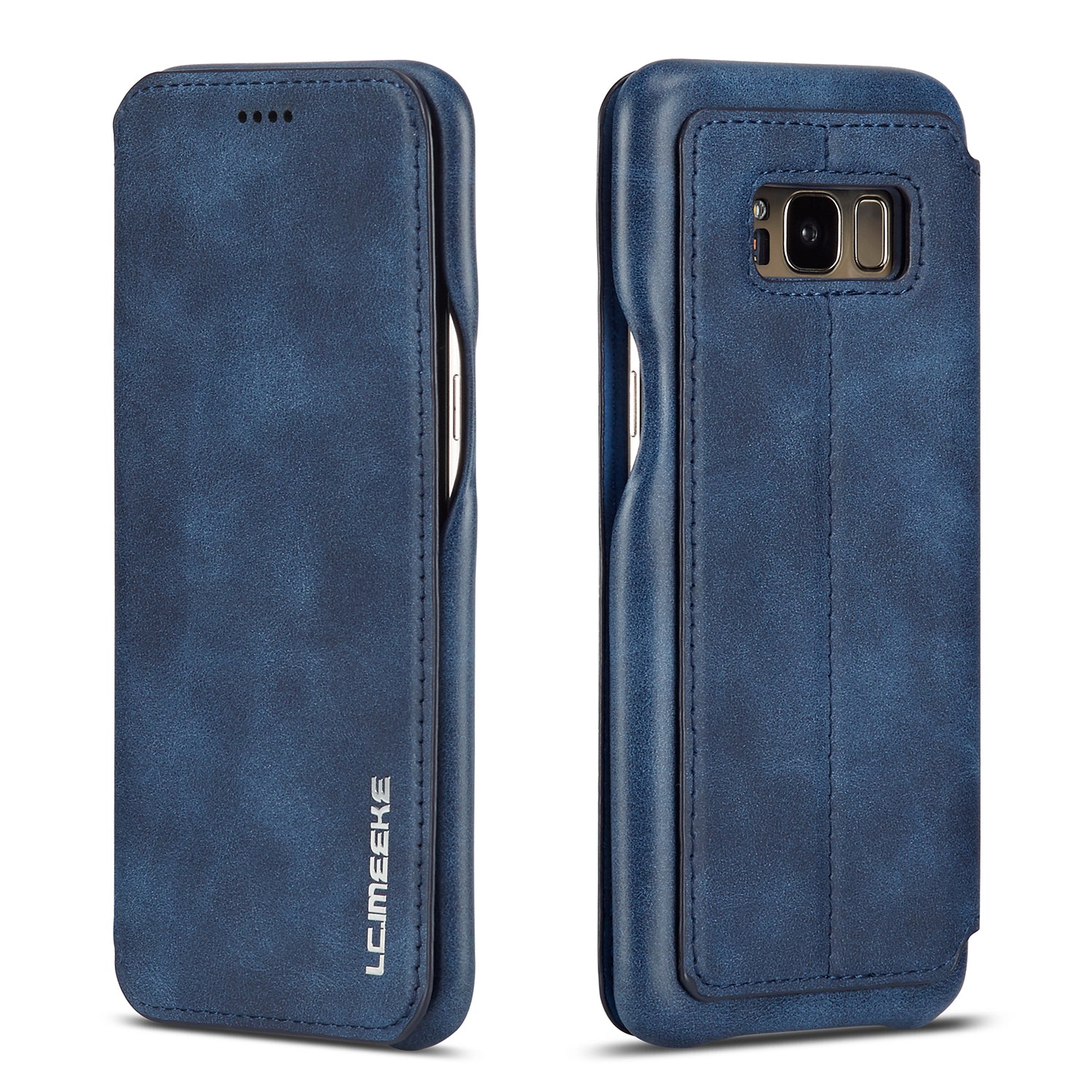 LC.IMEEKE Retro Style Leather Card Holder Case Phone Shell for Samsung Galaxy S8 SM-G950