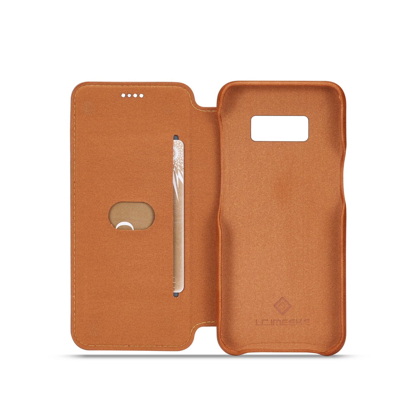 LC.IMEEKE Retro Style Leather Card Holder Case Phone Shell for Samsung Galaxy S8 SM-G950