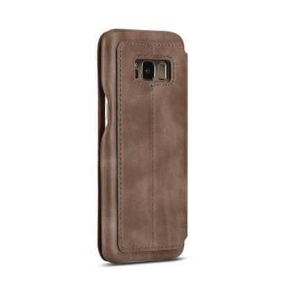 LC.IMEEKE Retro Style Leather Card Holder Case Phone Shell for Samsung Galaxy S8 SM-G950
