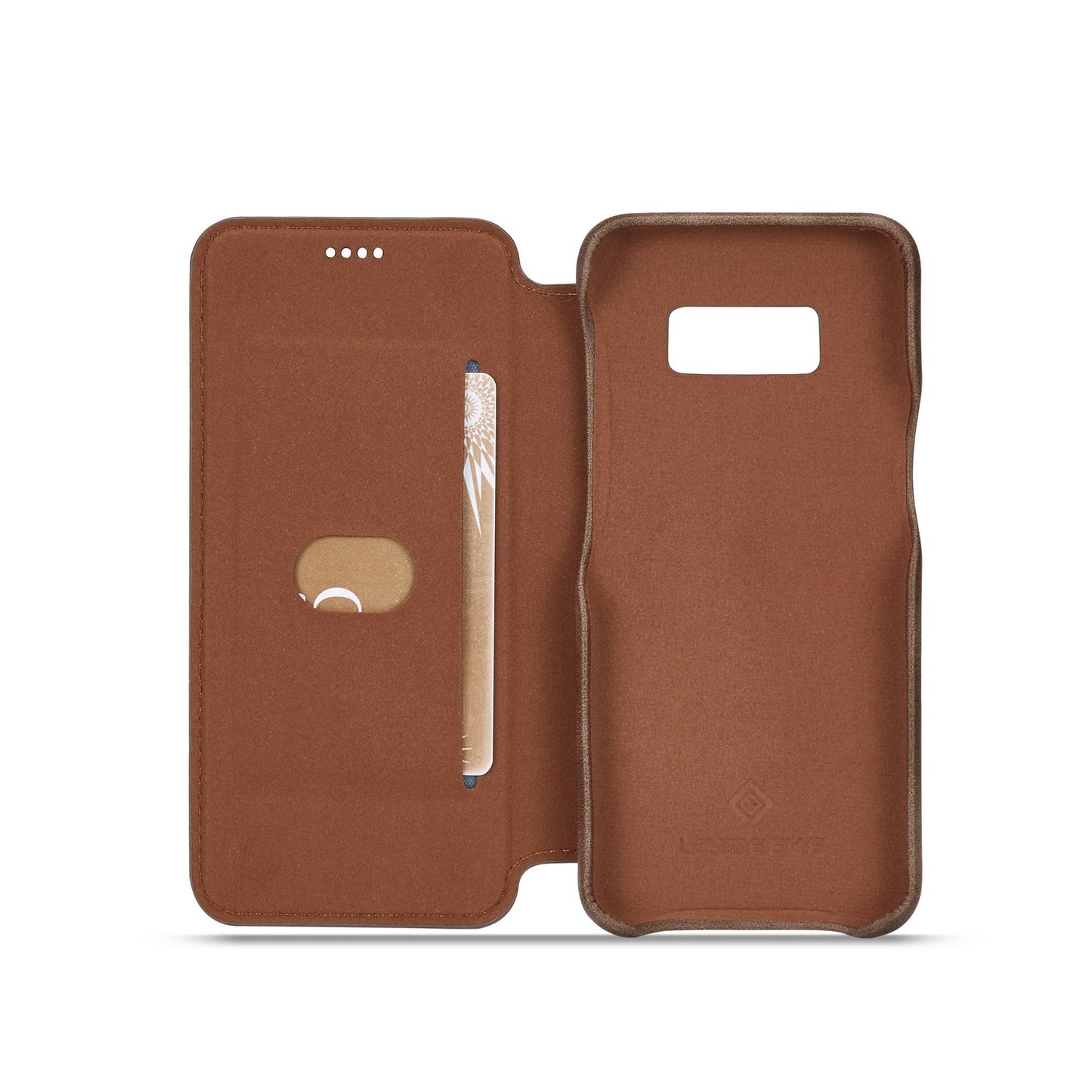 LC.IMEEKE Retro Style Leather Card Holder Case Phone Shell for Samsung Galaxy S8 SM-G950