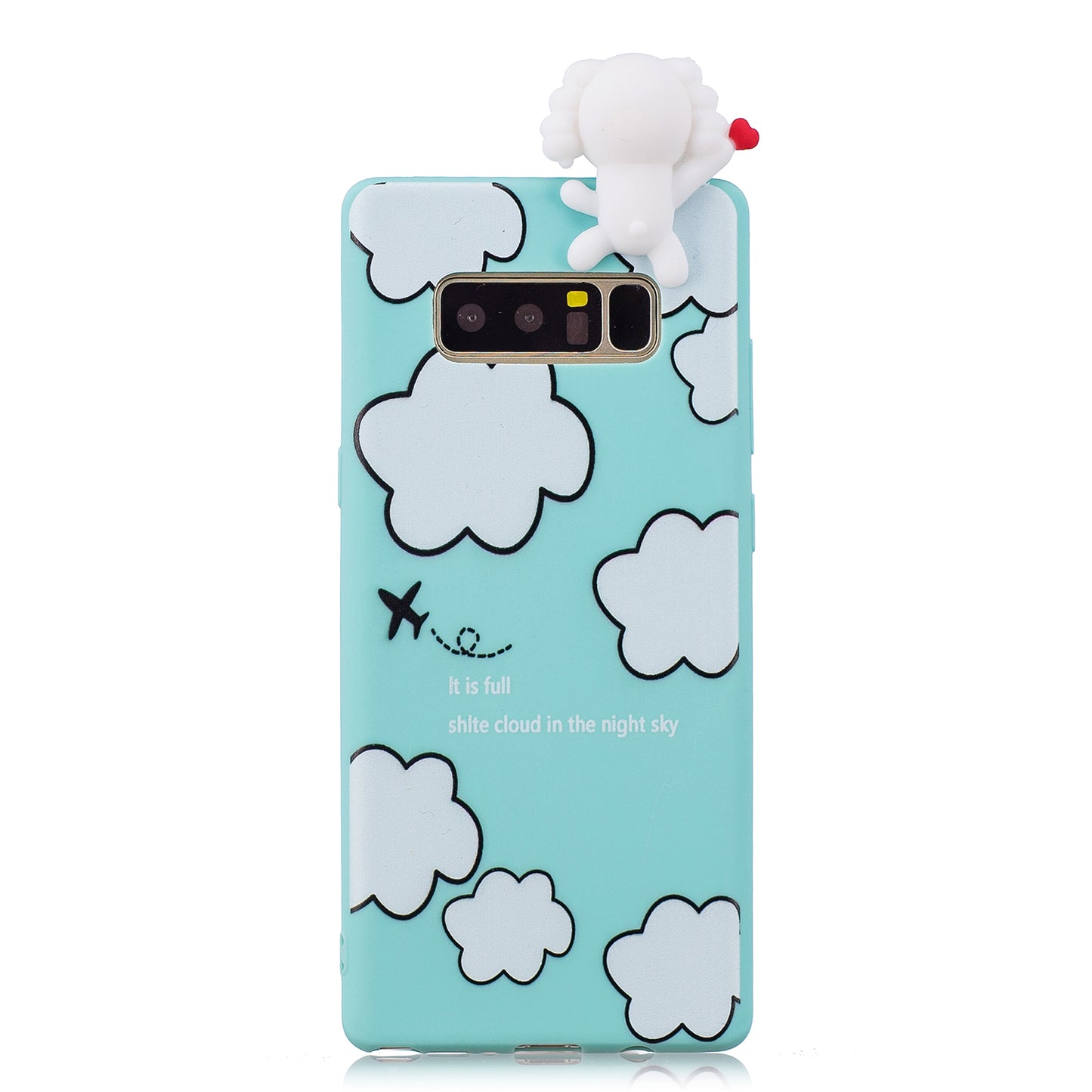 3D Cute Doll Pattern Printing TPU Cover Shell for Samsung Galaxy Note 8 SM-N950