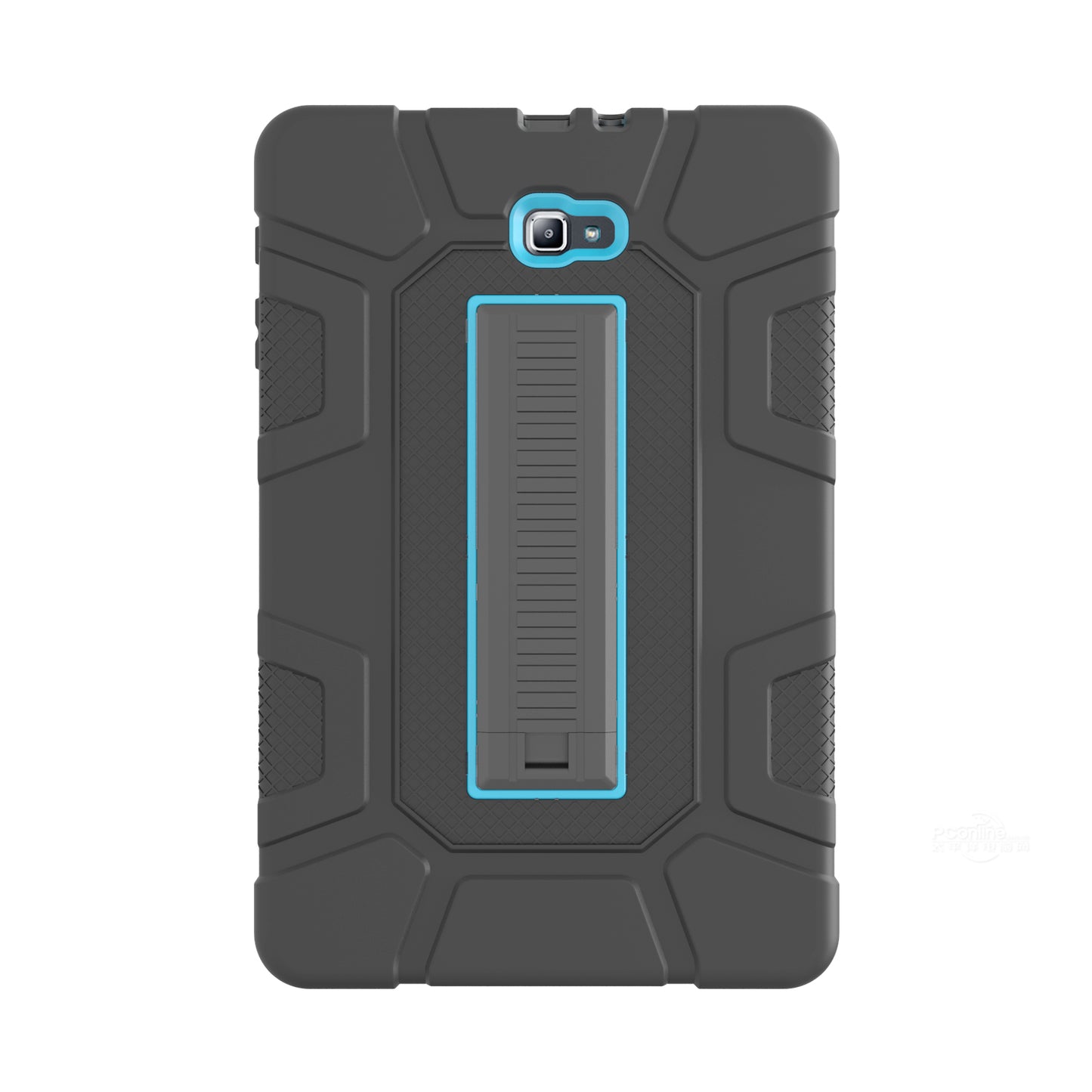 Shock Proof Anti-dust Hybrid TPU + PC Protective Case with Kickstand for Samsung Galaxy Tab A 10.1 (2016)