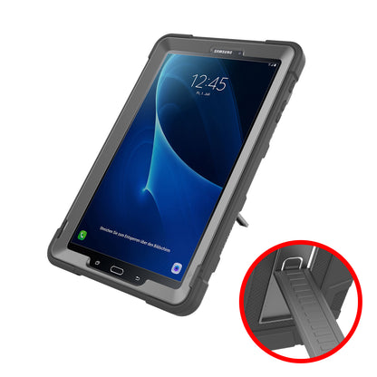 Shock Proof Anti-dust Hybrid TPU + PC Protective Case with Kickstand for Samsung Galaxy Tab A 10.1 (2016)