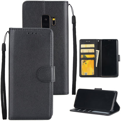 PU Leather Wallet Stand Phone Case for Samsung Galaxy S9 SM-G960