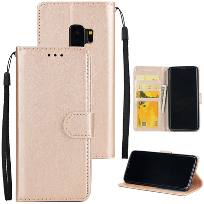 PU Leather Wallet Stand Phone Case for Samsung Galaxy S9 SM-G960