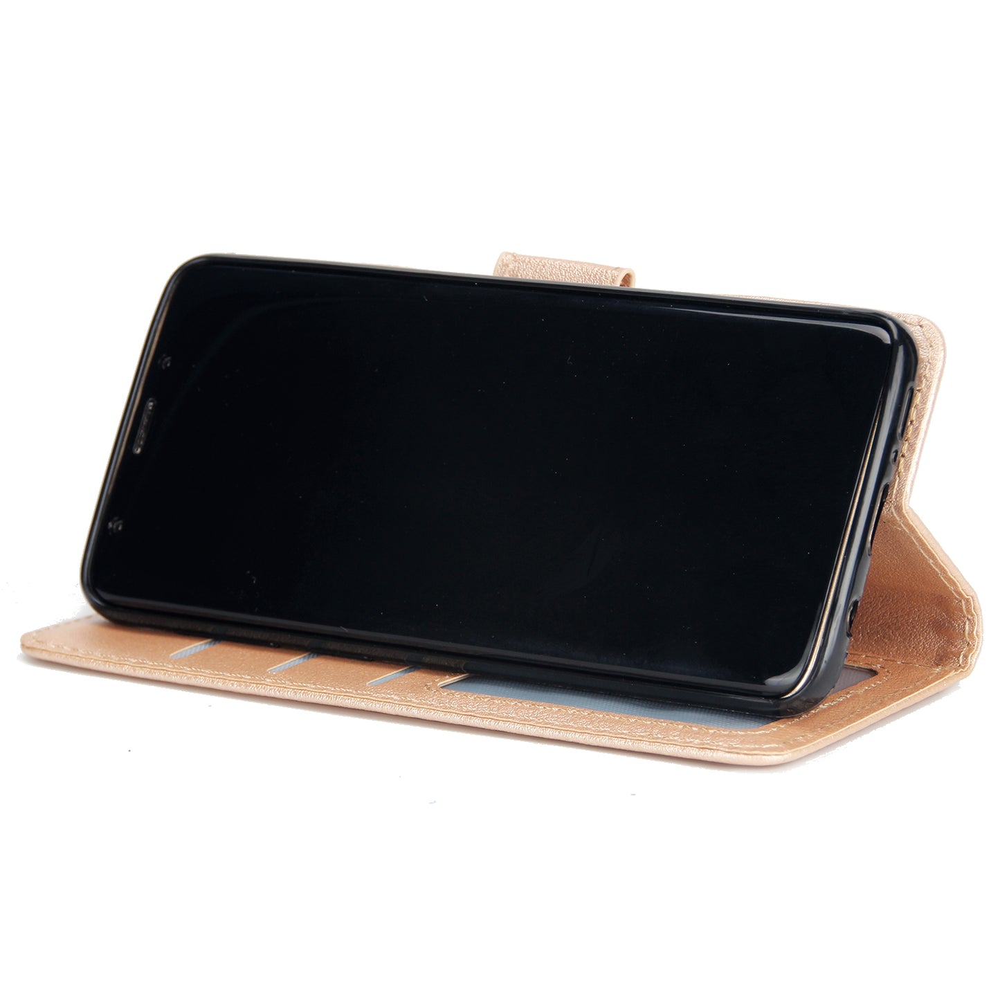 PU Leather Wallet Stand Phone Case for Samsung Galaxy S9 SM-G960