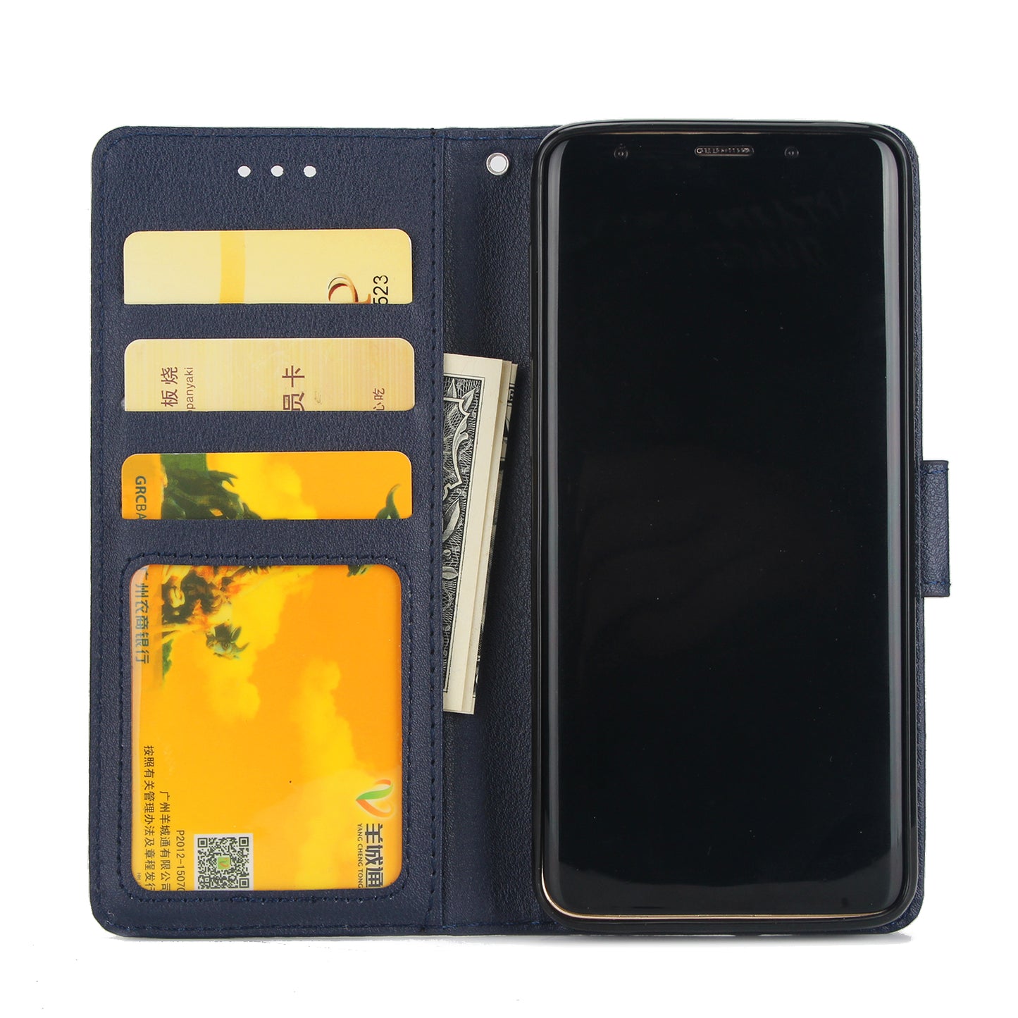 PU Leather Wallet Stand Phone Case for Samsung Galaxy S9 SM-G960