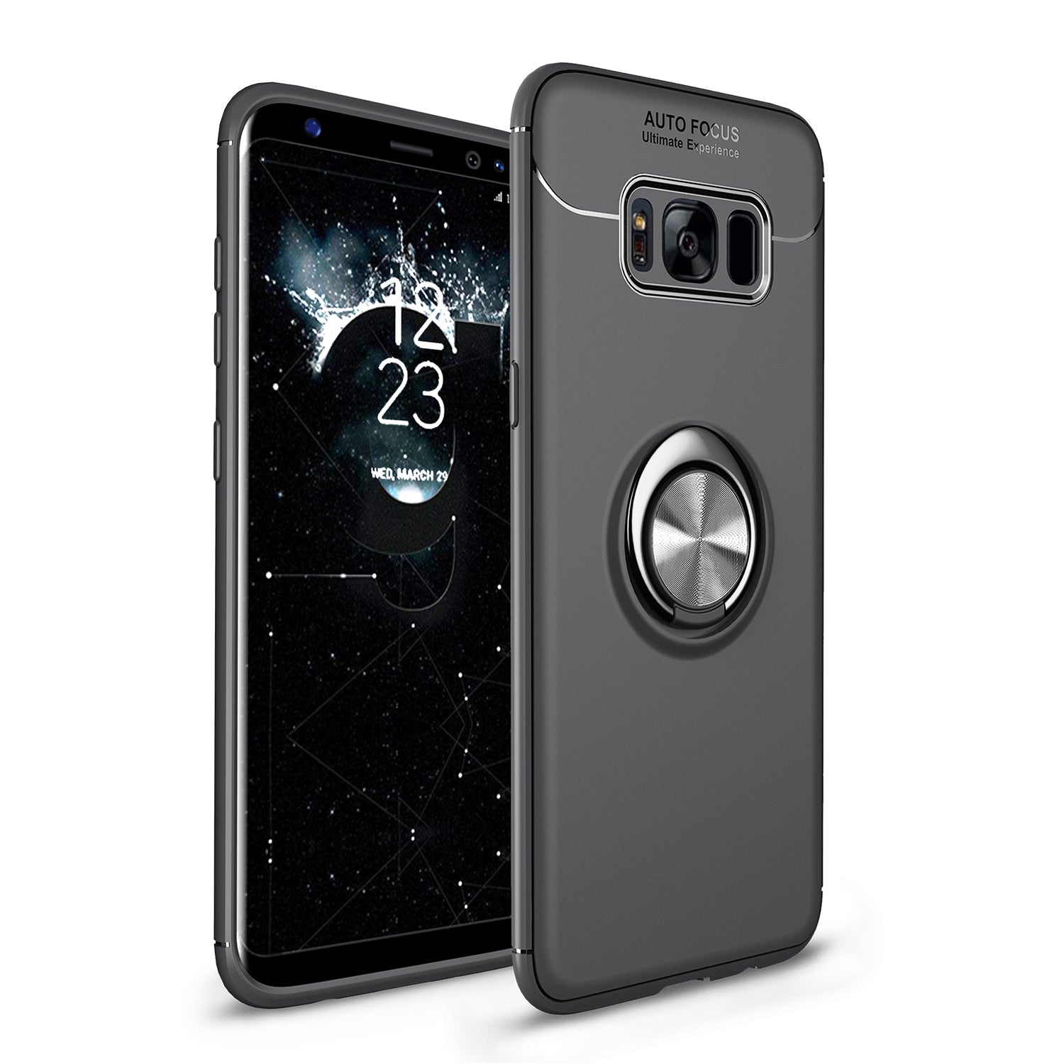 Magnetic Finger Ring Kickstand TPU Phone Case for Samsung Galaxy S8 G950