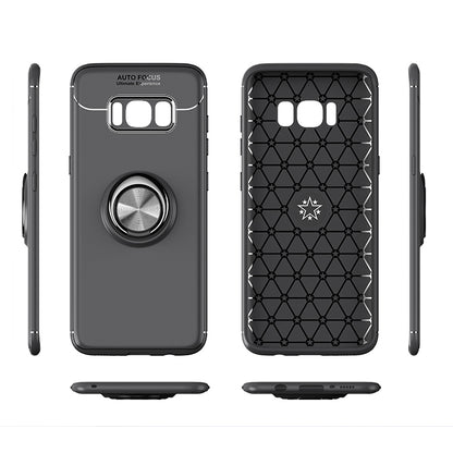 Magnetic Finger Ring Kickstand TPU Phone Case for Samsung Galaxy S8 G950