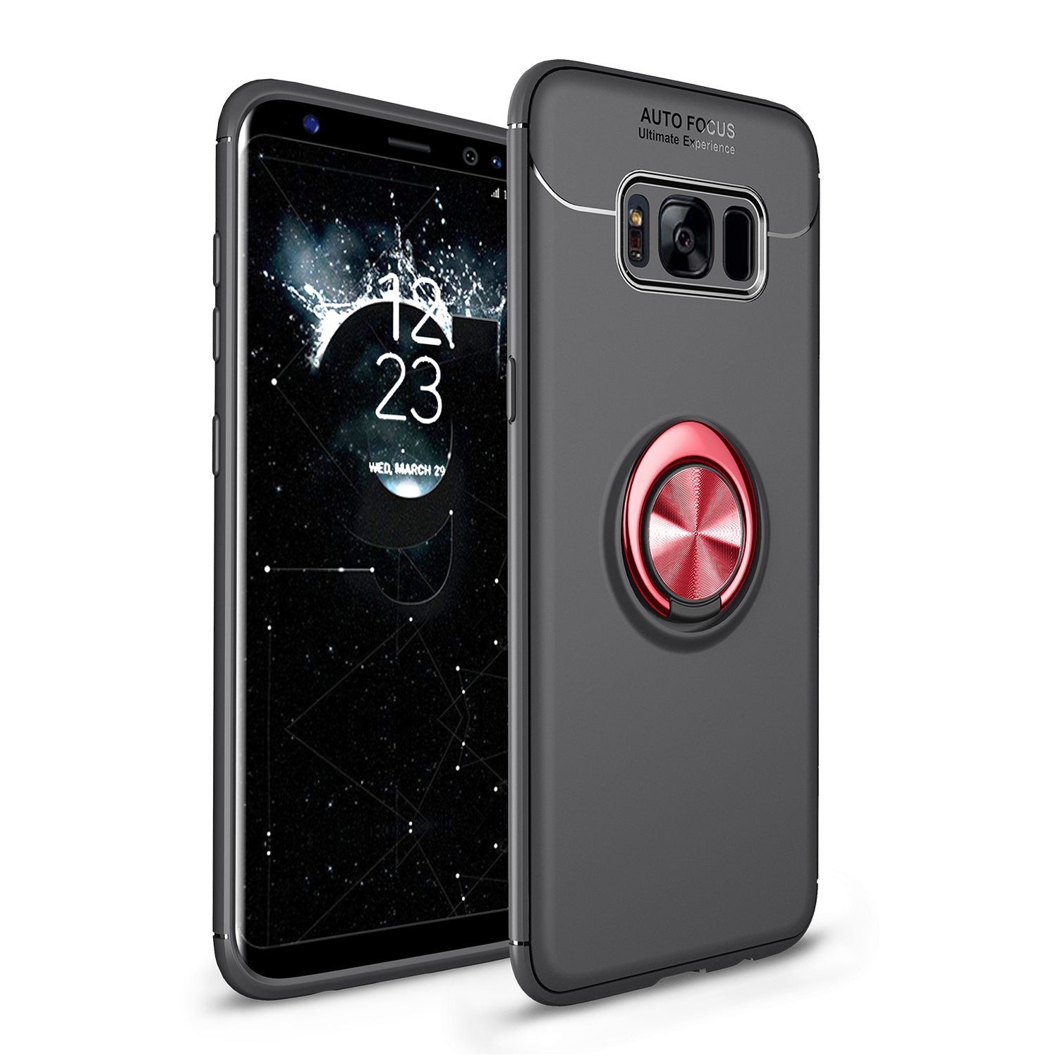 Magnetic Finger Ring Kickstand TPU Phone Case for Samsung Galaxy S8 G950