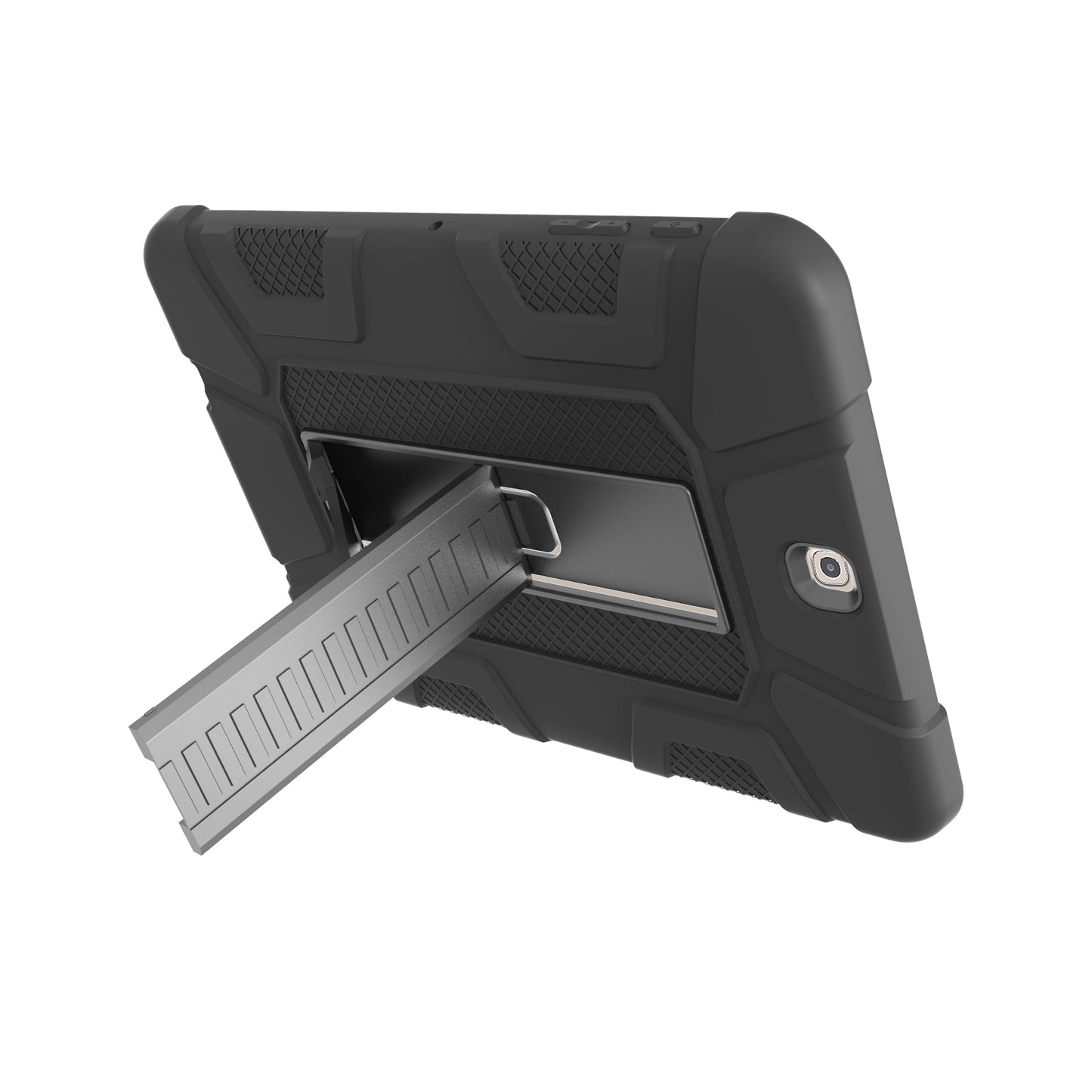 Shock Proof Anti-dust Hybrid TPU + PC Protective Case with Kickstand for Samsung Galaxy Tab S2 9.7 T810 T815