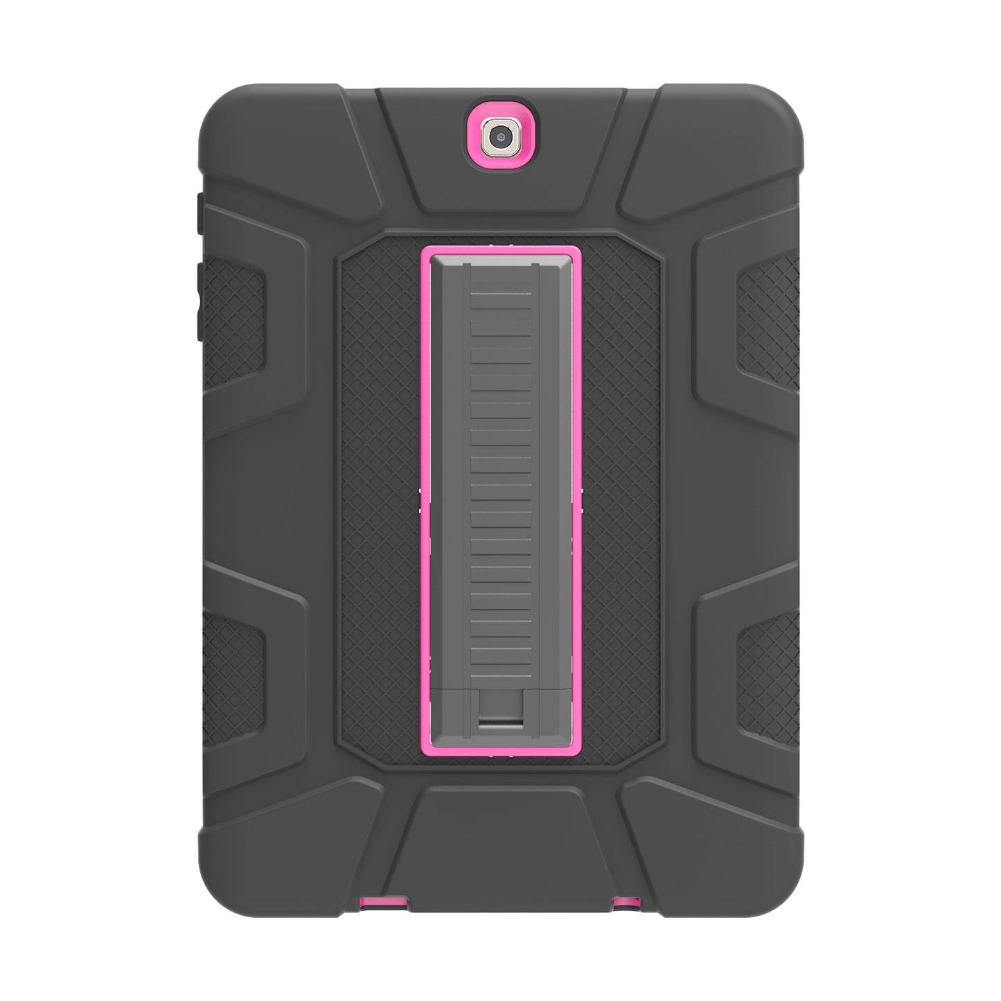 Shock Proof Anti-dust Hybrid TPU + PC Protective Case with Kickstand for Samsung Galaxy Tab S2 9.7 T810 T815