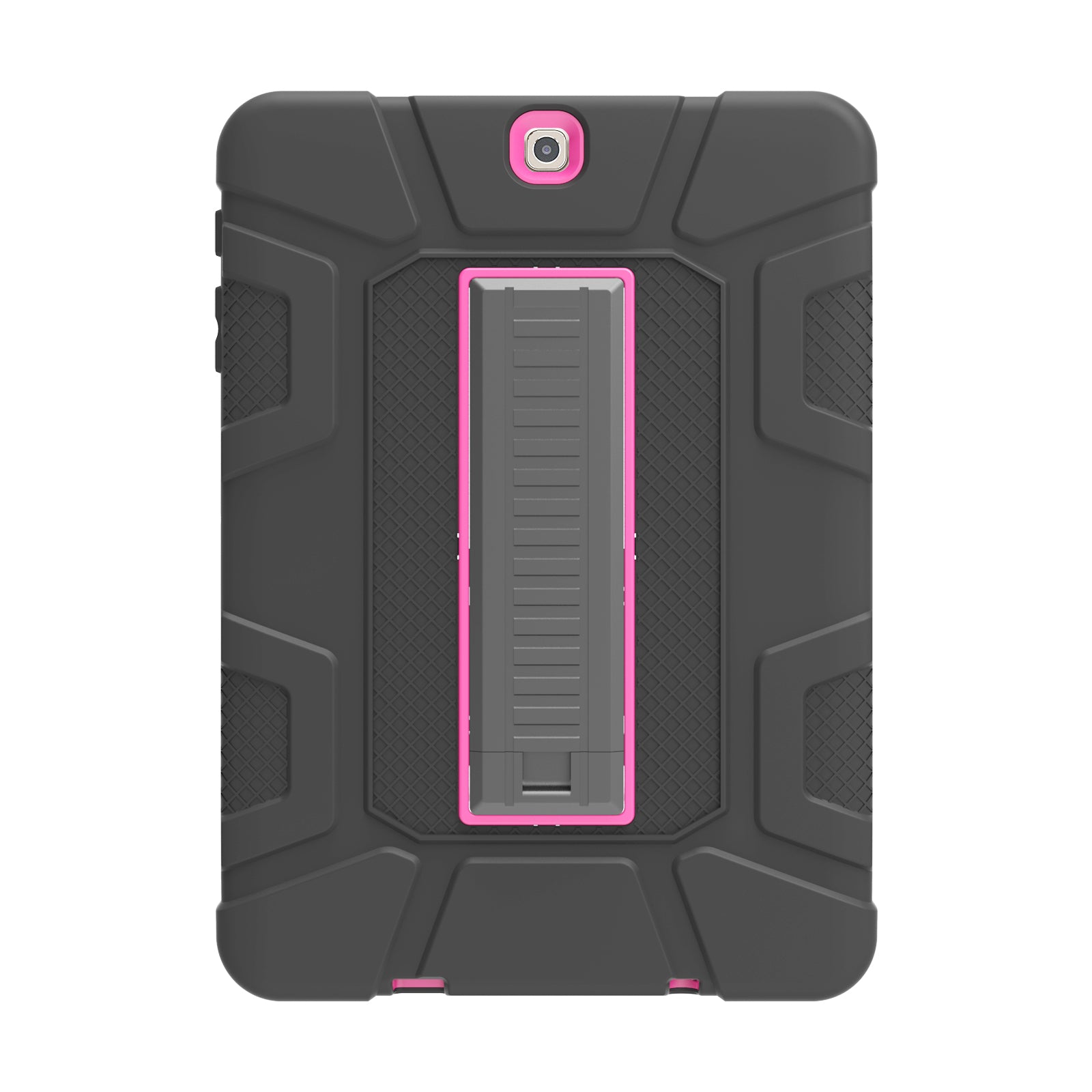 Shock Proof Anti-dust Hybrid TPU + PC Protective Case with Kickstand for Samsung Galaxy Tab S2 9.7 T810 T815
