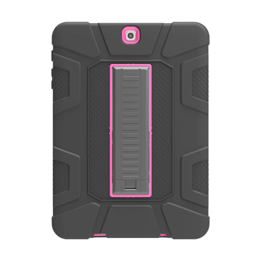 Shock Proof Anti-dust Hybrid TPU + PC Protective Case with Kickstand for Samsung Galaxy Tab S2 9.7 T810 T815