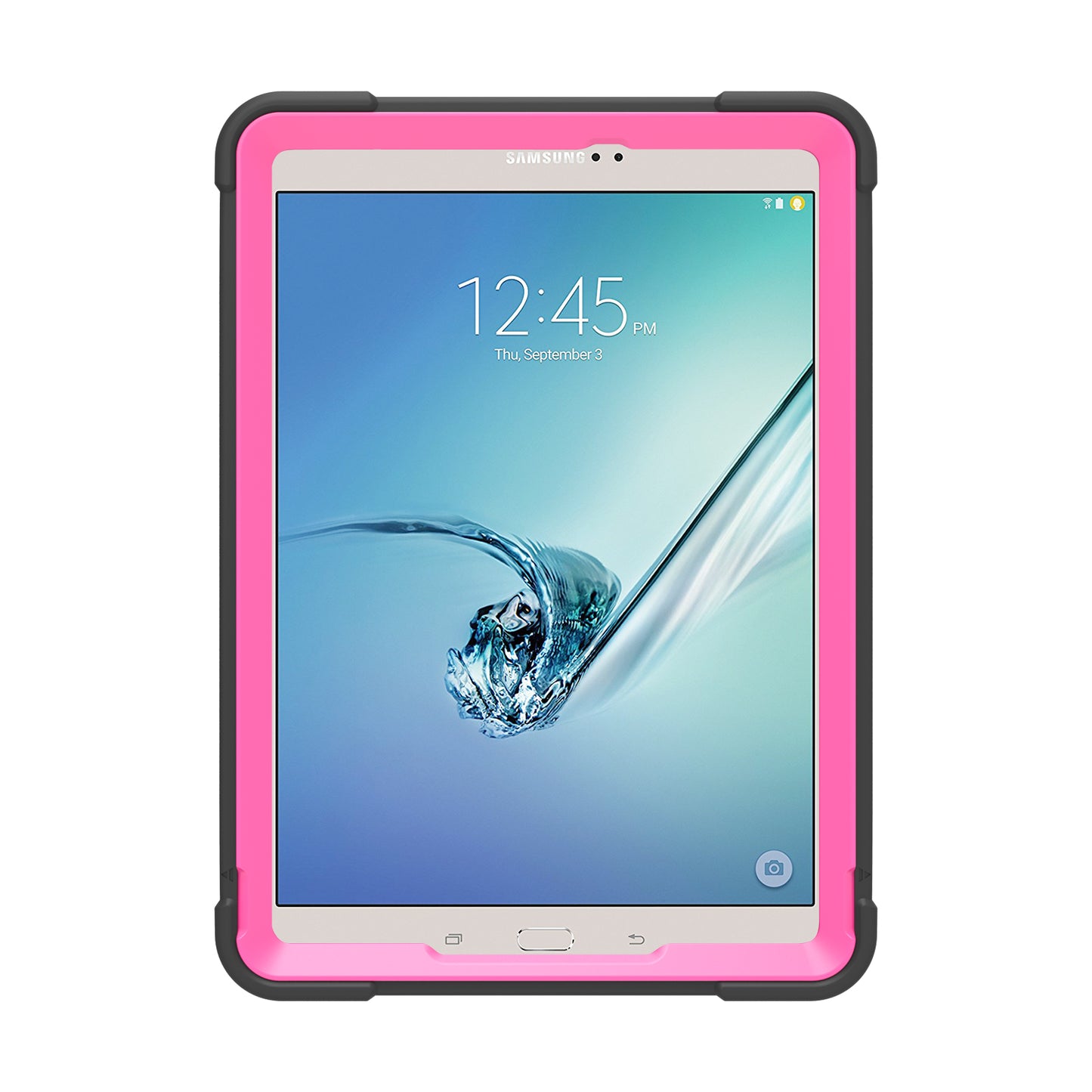 Shock Proof Anti-dust Hybrid TPU + PC Protective Case with Kickstand for Samsung Galaxy Tab S2 9.7 T810 T815