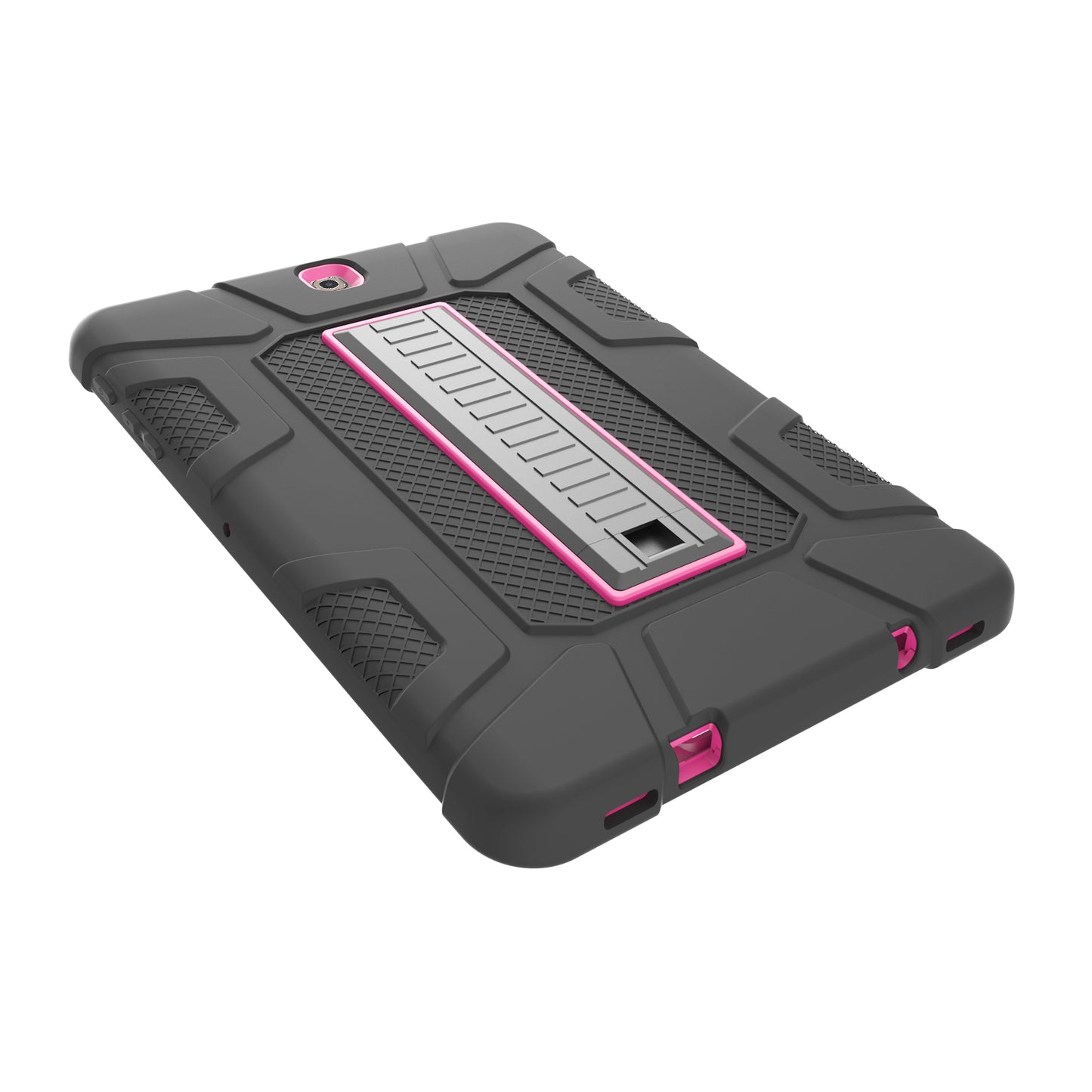 Shock Proof Anti-dust Hybrid TPU + PC Protective Case with Kickstand for Samsung Galaxy Tab S2 9.7 T810 T815