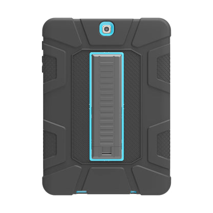 Shock Proof Anti-dust Hybrid TPU + PC Protective Case with Kickstand for Samsung Galaxy Tab S2 9.7 T810 T815