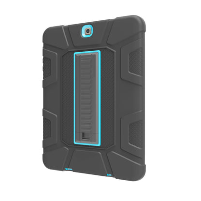 Shock Proof Anti-dust Hybrid TPU + PC Protective Case with Kickstand for Samsung Galaxy Tab S2 9.7 T810 T815