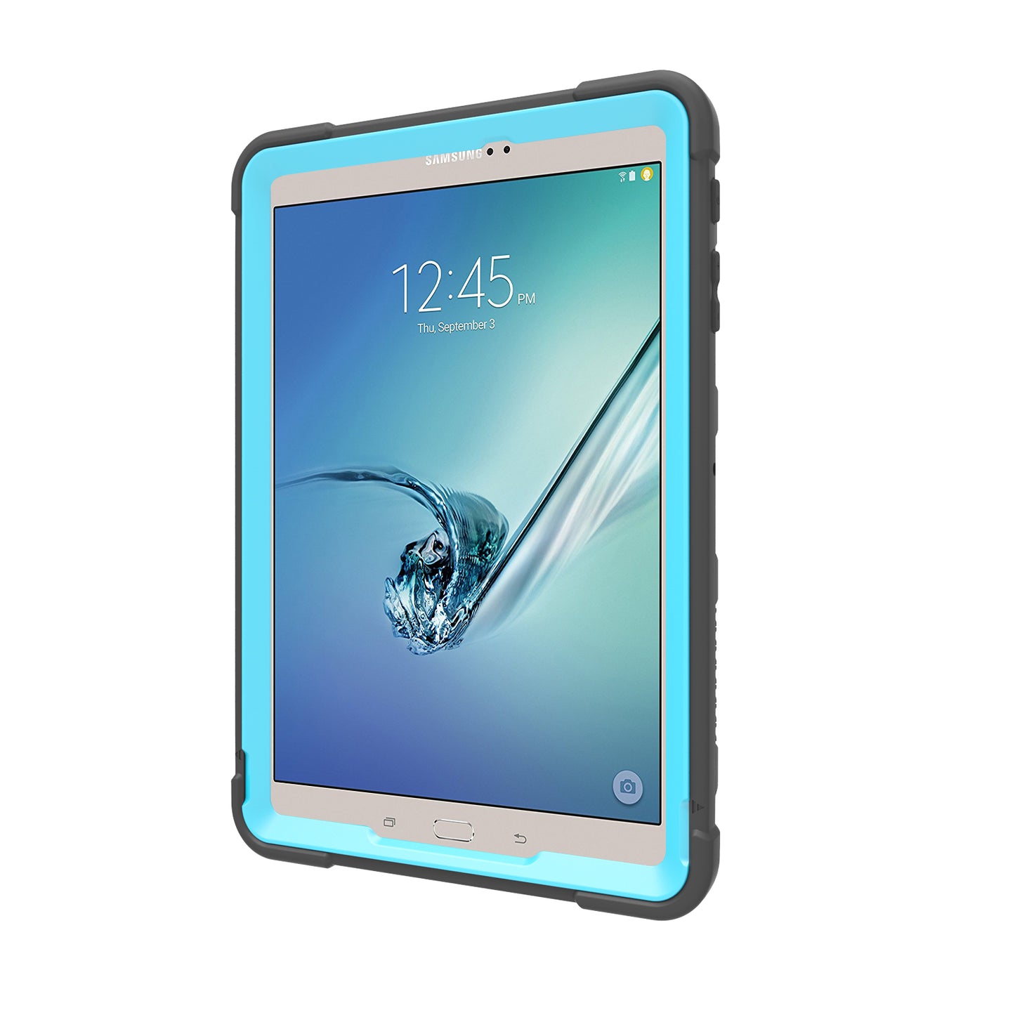 Shock Proof Anti-dust Hybrid TPU + PC Protective Case with Kickstand for Samsung Galaxy Tab S2 9.7 T810 T815
