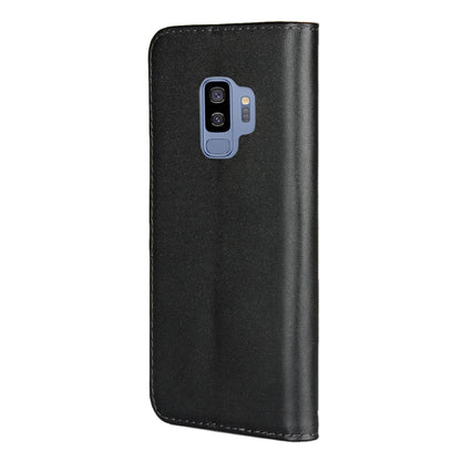 Premium Split Leather Phone Cover Case for Samsung Galaxy S9 G960 with Wallet Stand Functions