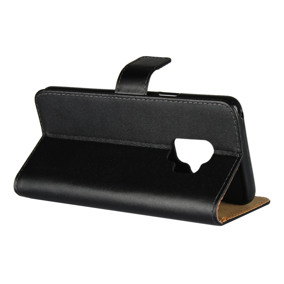 Premium Split Leather Phone Cover Case for Samsung Galaxy S9 G960 with Wallet Stand Functions