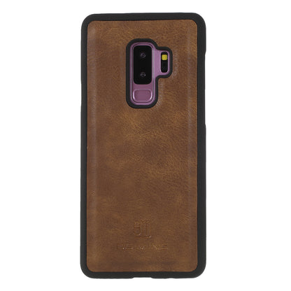 DG.MING For Samsung Galaxy S9+ SM-G965 Protective Phone Case Detachable 2-in-1 Split Leather Flip Cover with Wallet