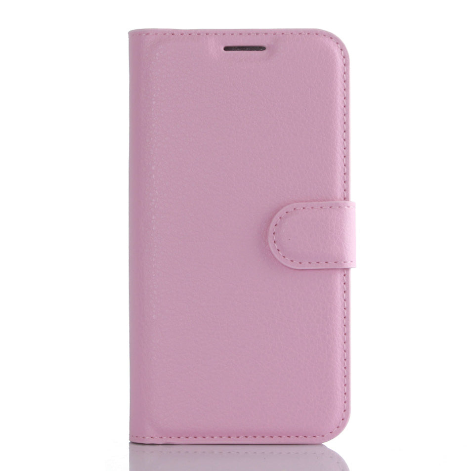 Litchi Skin Wallet Stand Leather Phone Cover for Samsung Galaxy S7 Edge Mobile Phone Accessories
