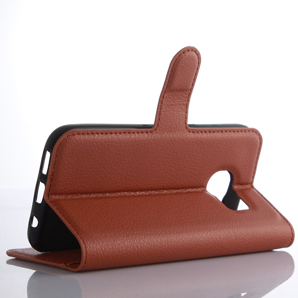 Litchi Skin Wallet Stand Leather Phone Cover for Samsung Galaxy S7 Edge Mobile Phone Accessories