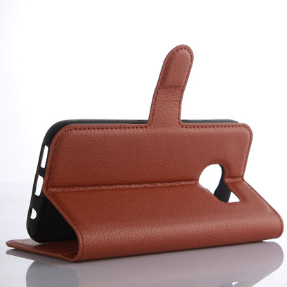 Litchi Skin Wallet Stand Leather Phone Cover for Samsung Galaxy S7 Edge Mobile Phone Accessories