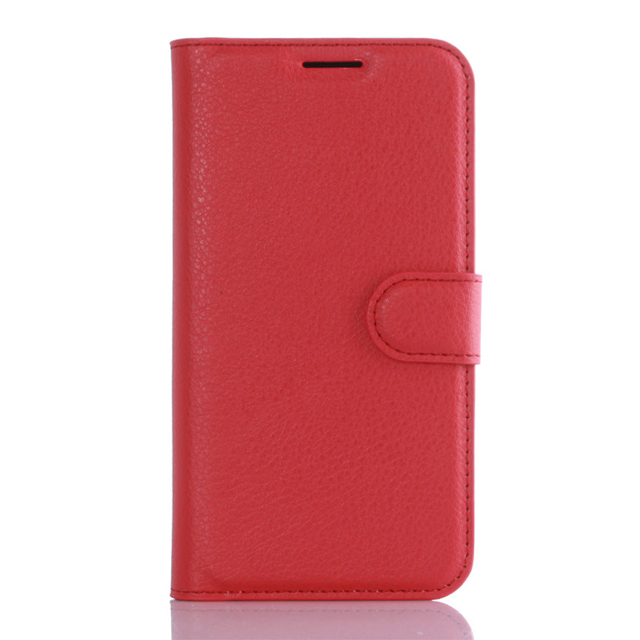 Litchi Texture Wallet Leather Cover Protector for Samsung Galaxy S7 Multiple Colors Cell Phone Accessory