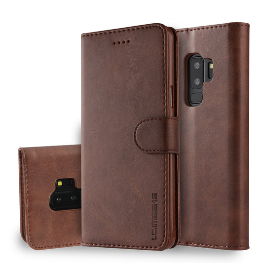 LC.IMEEKE Wallet Leather Stand Case for Samsung Galaxy S9+ SM-G965