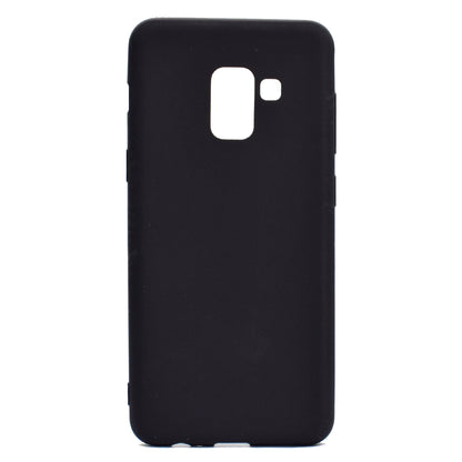 Solid Color Matte Soft TPU Phone Case for Samsung Galaxy A8 (2018)