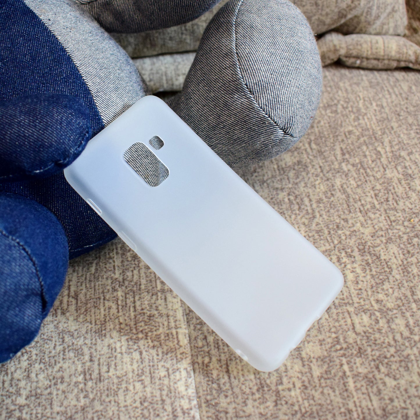 Solid Color Matte Soft TPU Phone Case for Samsung Galaxy A8 (2018)
